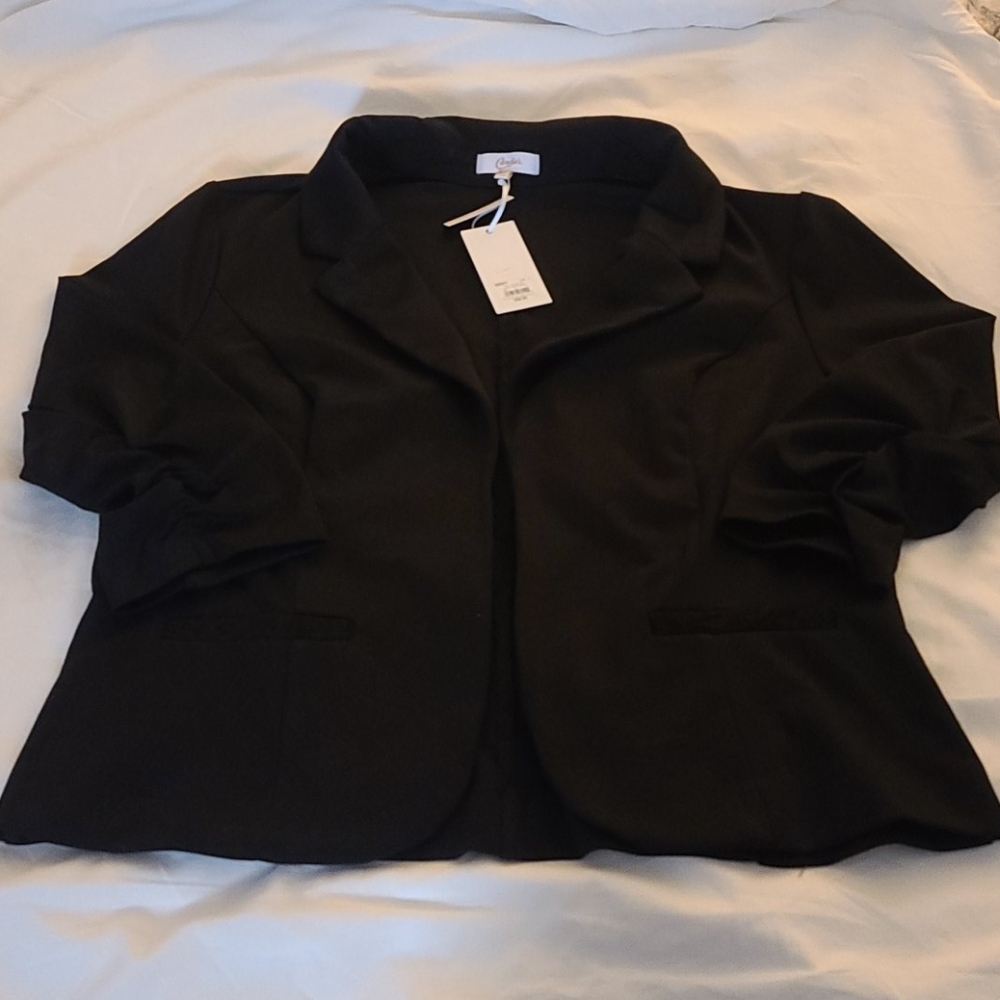 Black blazer with detail